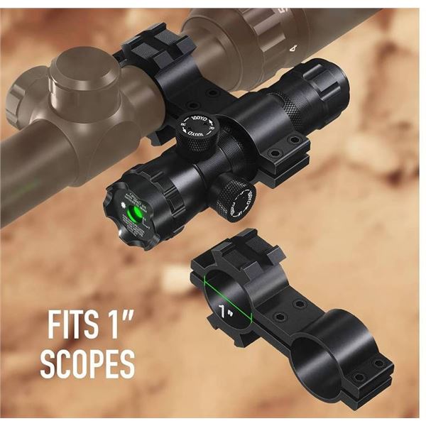 Pinty Hunting Rifle Laser Sight Kit With Mounts