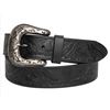Image 1 : Silver Jeans Co. Black Leather Belt M 32-34
