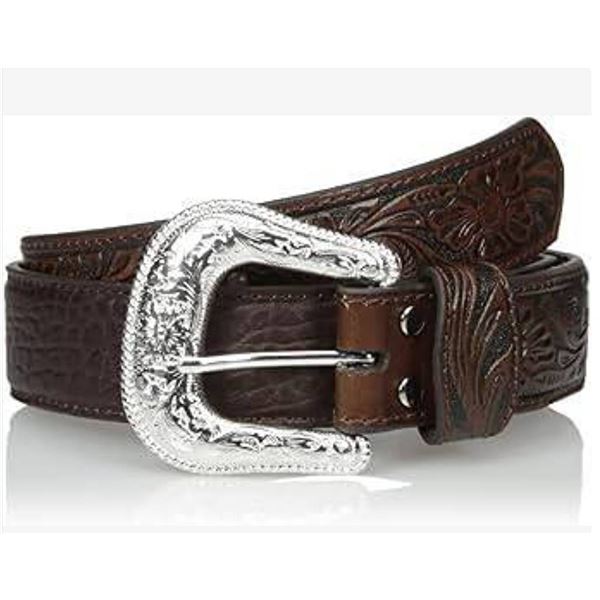 Silver Jeans Co Brown Leather Belt 32-34