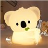 Image 1 : Koala Silicone Night Light 7-Colour USB Lamp