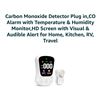 Image 2 : Lot of 2 Carbon Monoxide Detectors Plug-In with Display