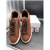 Image 3 : Aldo Brown Leather Sneakers Size 10