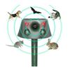 Image 1 : QueenMew Solar Ultrasonic Animal Repeller 360Â°