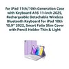 Image 3 : Purple Keyboard Case for iPad 10th/11th Gen