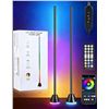 Image 1 : LED Magic Colour Floor Lamp with Remote