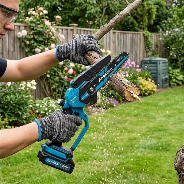 Angseen Brushless 21V 1000W Mini Chainsaw