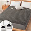 Image 1 : HelaSnug Electric Heated Mattress Pad King Size Heating Mattress Pad Dual Controllers 78x80IN Deep P