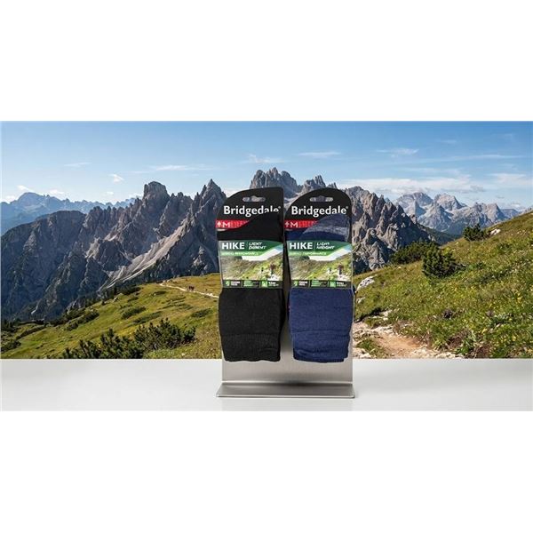 Bridgedale Mens Hike Merino Socks M 2 Pairs