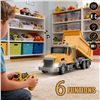 Image 1 : RC Dump Truck Toy 2.4GHz, 6-Function Yellow
