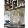 Image 1 : MOEN Arlia Kitchen Faucet with 1 Handle and Pull-Down Spout - Stainless Steel