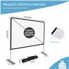 Image 1 : Skerell 120 Inch 16:9 Projector Screen Kit