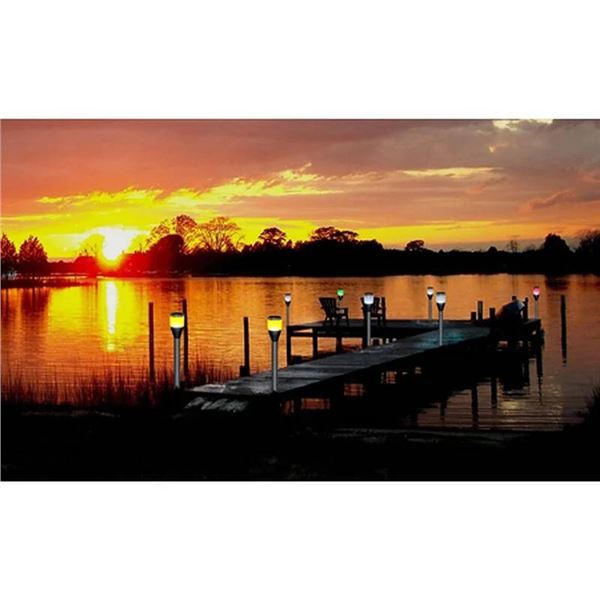 Dock Edge Solar Lite LED Post Lights, 2 Postlites