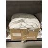 Image 2 : Bare Home Queen Comforter Set 3 PC White