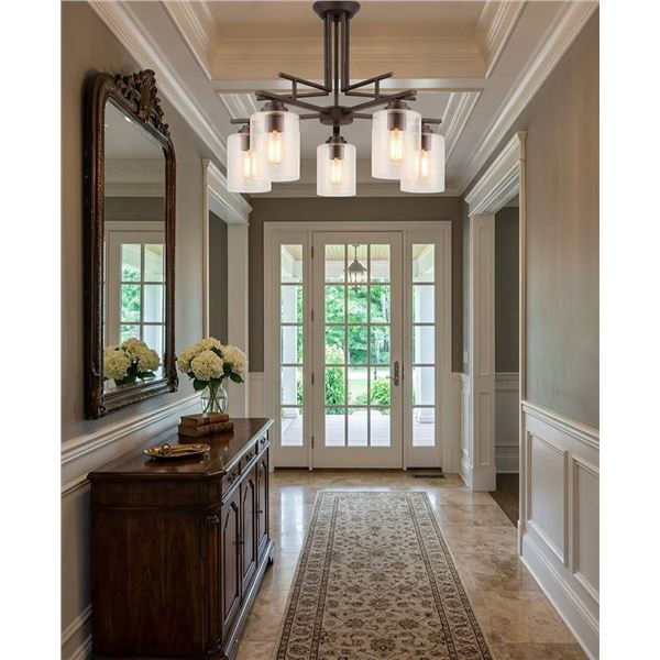 Montebello 5-Light Chandelier 23.5in 100W