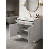 Image 1 : White Cabinet With Damaged Countertop 29x18.5x35in