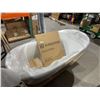 Image 2 : Kingston Aqua Eden Bathtub 60x30x24 Inch White