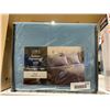 Image 2 : Comfy Bamboo King 4-Piece Sheet Set Blue