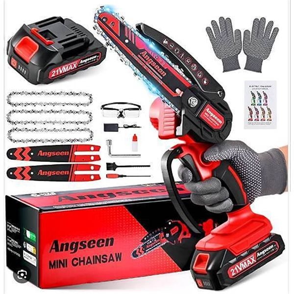 Angseen Mini Chainsaw Cordless Electric Tool