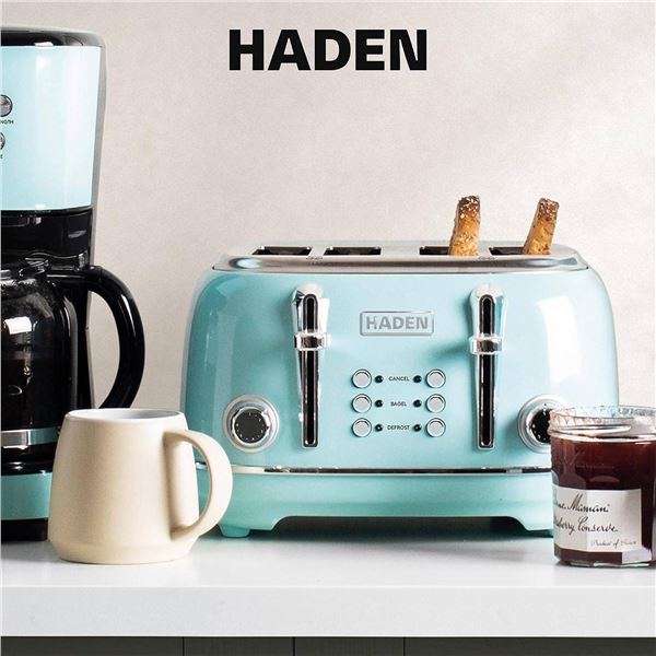 Haden Heritage 4-Slice Toaster, Blue