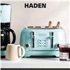 Image 1 : Haden Heritage 4-Slice Toaster, Blue