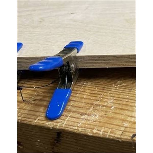6 Tooltech 1" Firm-Grip Spring Clamps