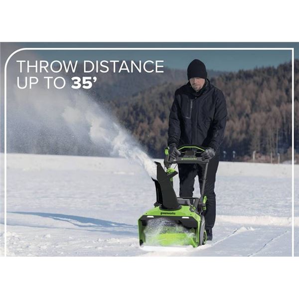 Greenworks 80V Cordless Snow Blower