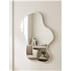 Image 1 : Umbra Orma Wall Mirror Asymmetrical White Frame