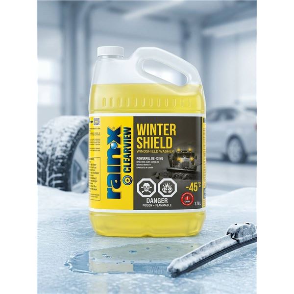Rain-X Winter Shield Washer Fluid 3.78L, 3 Pack