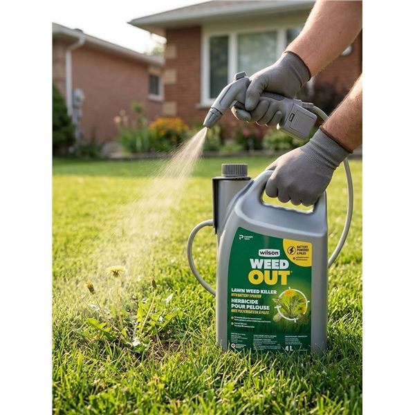 Wilson WeedOut Lawn Weed Killer 4L with Sprayer