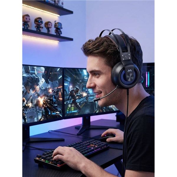 Mpow EG3 Pro Gaming Headset with LED Light