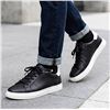 Image 1 : Aldo Black Leather Sneakers Size 10