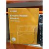 Image 4 : Woomer Electric Heated Blanket Taupe 84x90in