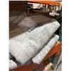 Image 4 : LARE Super Soft Area Rug Grey Machine Washable