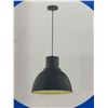 Image 3 : VALU+ 1-Light Pendant Black Finish 14.9 in