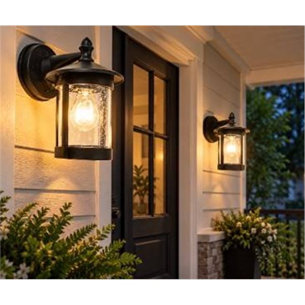 VALU+ Outdoor Wall Lanterns Set Of 2
