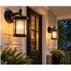 Image 1 : VALU+ Outdoor Wall Lanterns Set Of 2