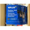 Image 3 : VALU+ Outdoor Wall Lanterns Set Of 2