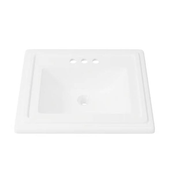 VALU+ Carvail Rectangular Drop-In Sink 22x18 in