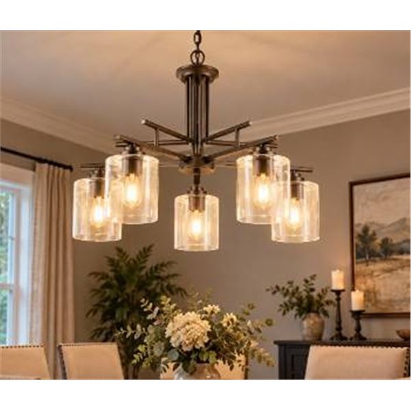 Montebello 5-Light Chandelier, 23Inx23In, 100W