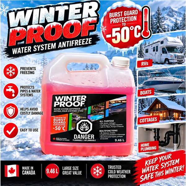 Winter Proof Antifreeze 2x9.46L