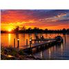 Image 1 : Solar Lite PostLite LED Light 2- 2 packs Dock Edge
