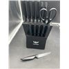 Image 9 : Haugo Panther 15 PCS Kitchen Knife Set with Built in Sharpener - Dishwasher Safe High Carbon Stainle