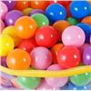 Image 2 : Yeios 120 Plastic Ball Pit Balls, 7 Colours