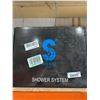 Image 2 : SR Sun Rise Matte Black Rain Shower System