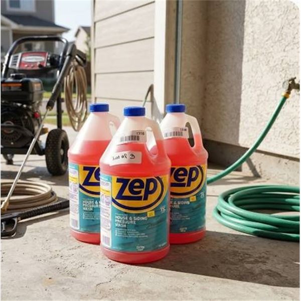 3 Zep House Pressure Wash 1-Gal Bottles