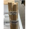 Image 3 : Lot of 5 VALU+ Screw in wooden replacement broom handles
