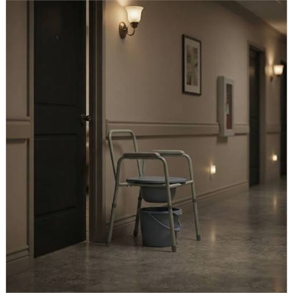 Guardian Bedside Commode With Pail New