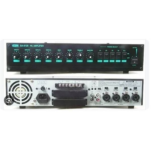 QTA SA-6120 PA Amplifier with Controls