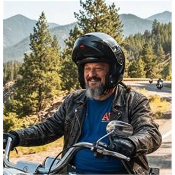 ILM Black Full Face Motorcycle Helmet, Size L