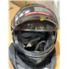 Image 4 : ILM Black Full Face Motorcycle Helmet, Size L